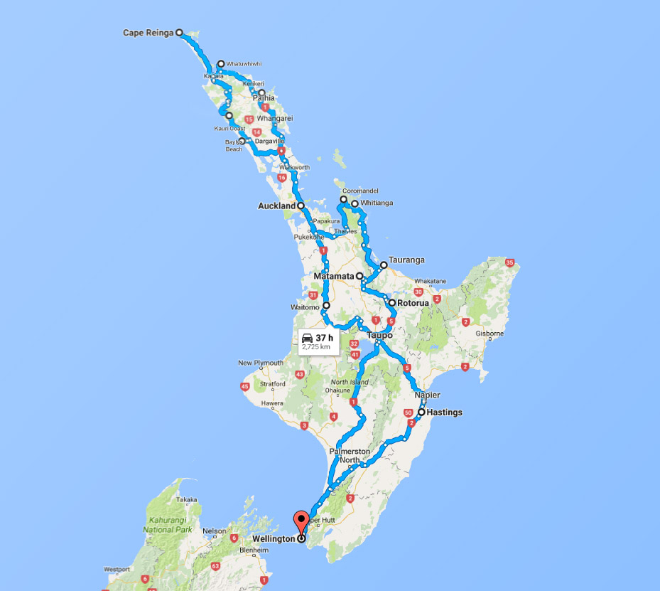 google-map-trips-north